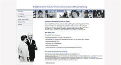 Desktop Screenshot of lottberg-stiftung.de