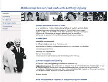 Tablet Screenshot of lottberg-stiftung.de